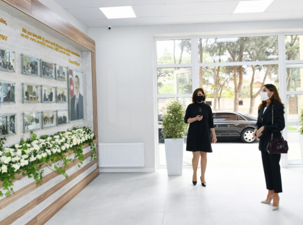 Mehriban Əliyeva Uşaq İncəsənət Məktəbinin yeni binasının açılışında
