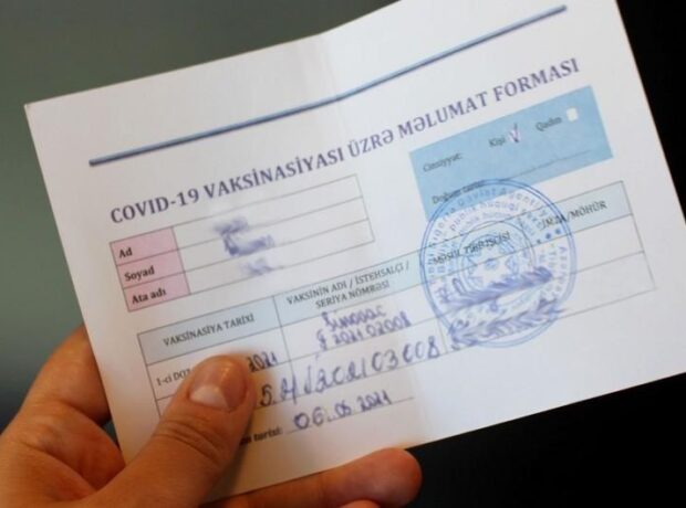 Saxta COVID-19 pasportu alanların NƏZƏRİNƏ!