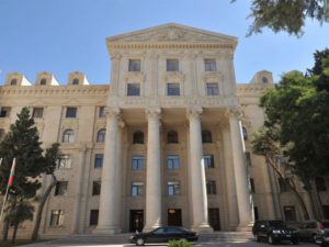 Xarici İşlər Nazirliyi açıqlama yayıb