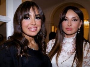 Leyla Əliyeva Mehriban Əliyevanı təbrik etdi – Foto