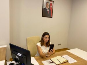Millət vəkili Sevinc Fətəliyeva seçiciləri onlayn qəbul edib