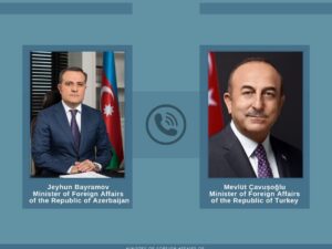 Azərbaycan və Türkiyənin XİN başçıları arasında telefon danışığı olub