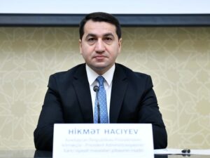 Hikmət Hacıyev Bərdəyə getdi