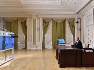 İlham Əliyevlə Monteneqro parlamentinin sədri arasında videoformatda görüş olub