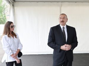 İlham Əliyev və Mehriban Əliyeva V İslam Həmrəyliyi Oyunlarında nəticə əldə etmiş idmançılarla görüşüblər