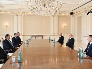 İlham Əliyev Avropa Olimpiya Komitələrinin prezidentini qəbul edib