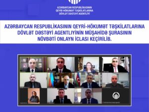 Qeyri-Hökumət Təşkilatlarına Dövlət Dəstəyi Agentliyinin Müşahidə Şurasının iclası keçirilib