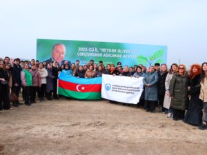 Heydər Əliyevin anadan olmasının 100 illiyi çərçivəsində 2 mindən çox ağac əkilib