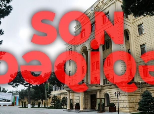 Müdafiə Nazirliyi məlumat yayıb Müdafiə Nazirliyi məlumat yayıb
