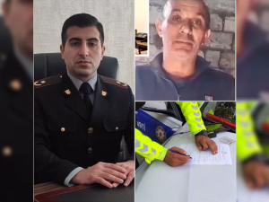 Övladı xəstə olan sürücünün cəriməsi DYP-nin şöbə rəisi tərəfindən ödənildi – VİDEO