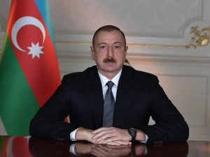 İlham Əliyev Dövlət Bayrağı Günü ilə bağlı paylaşım edib