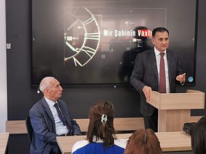 Mir Şahin Jurnalistika fakültəsində – Fotolar